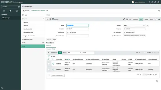 Asset-Inventar ServiceNow